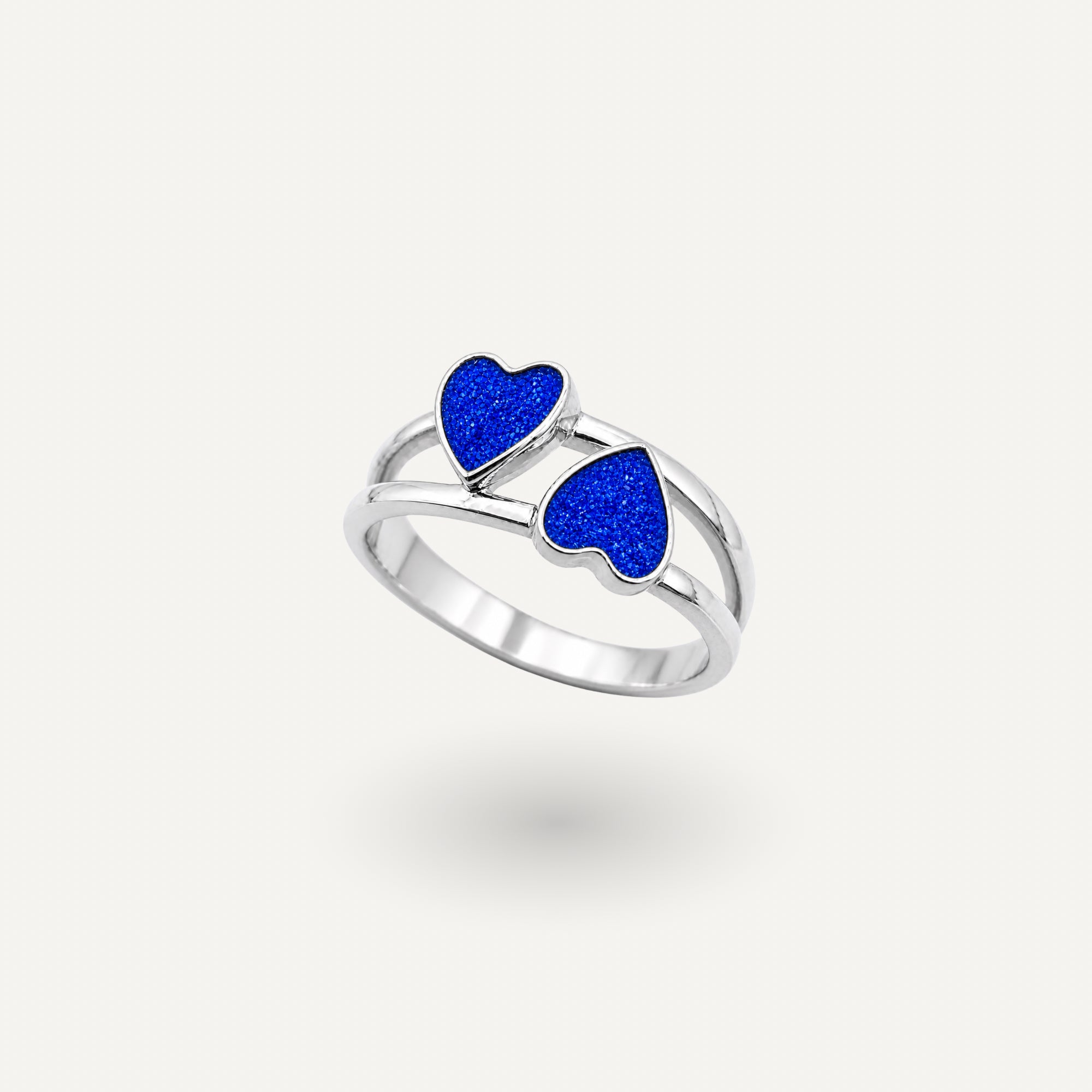 Twin Heart Ring