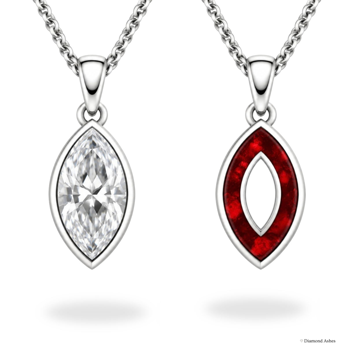 Oval Hidden Ashes Necklace