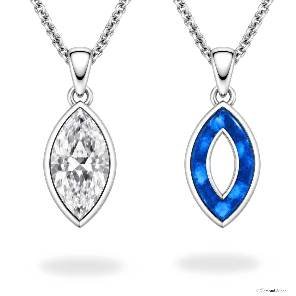 Oval Hidden Ashes Necklace