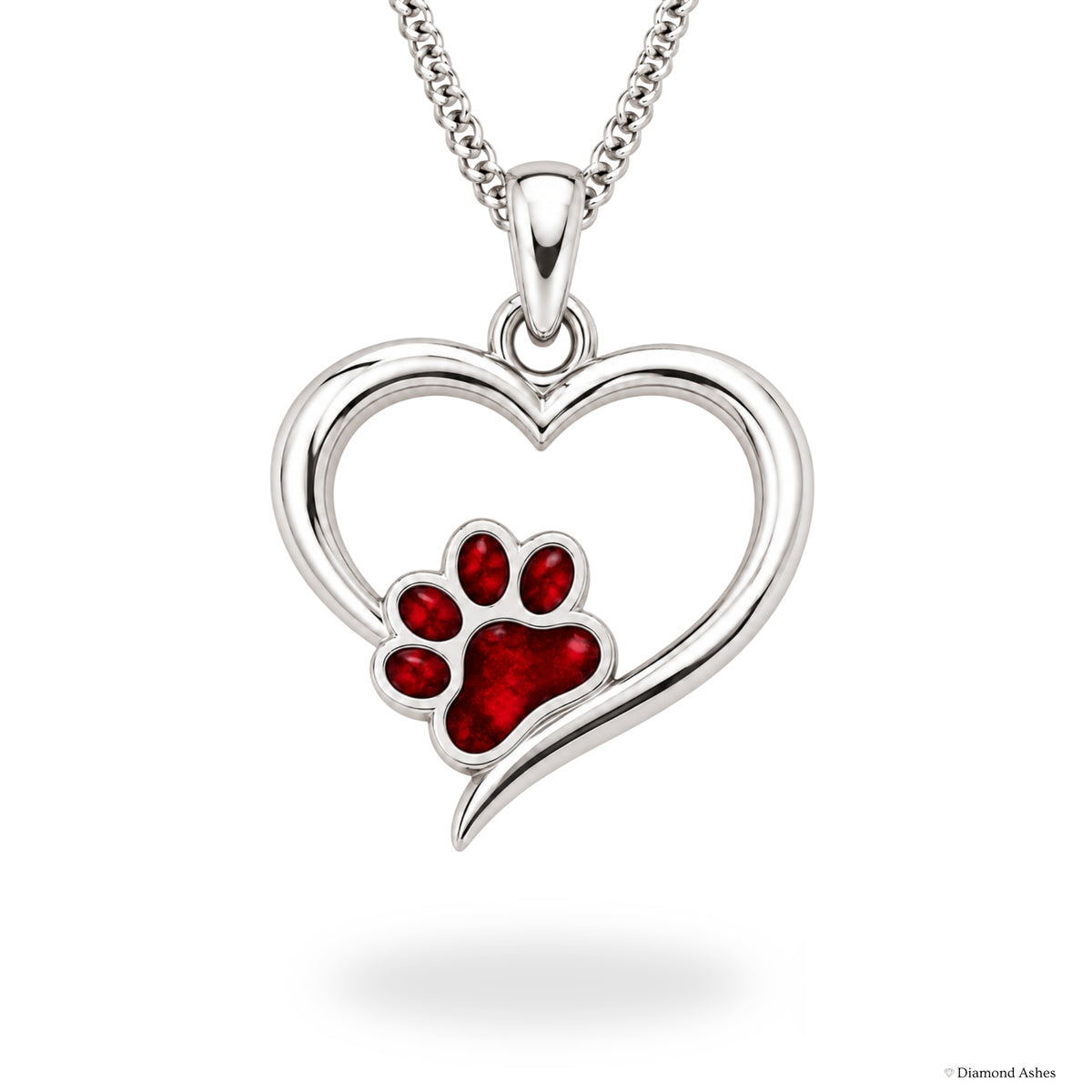 Paw Heart Necklace