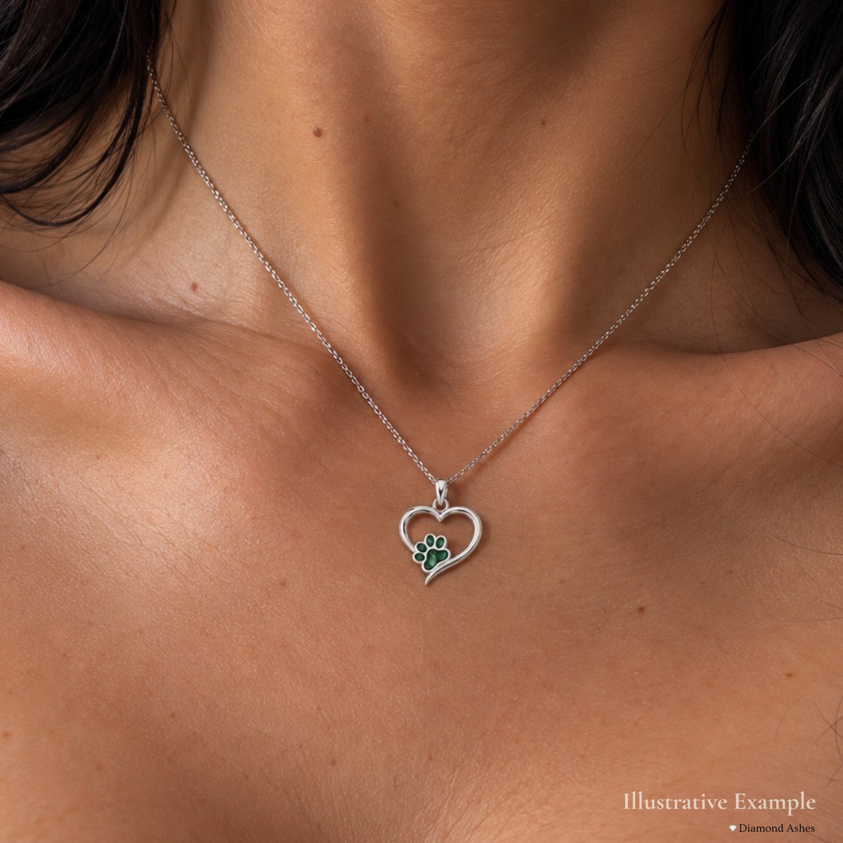 Paw Heart Necklace