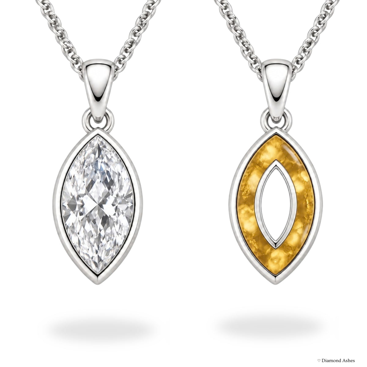 Oval Hidden Ashes Necklace