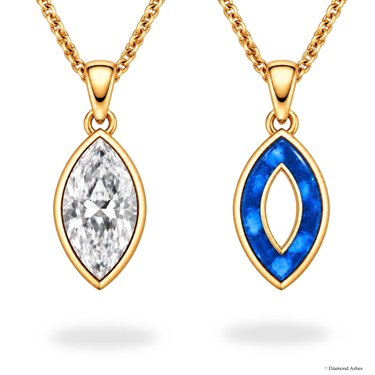 Oval Hidden Ashes Necklace