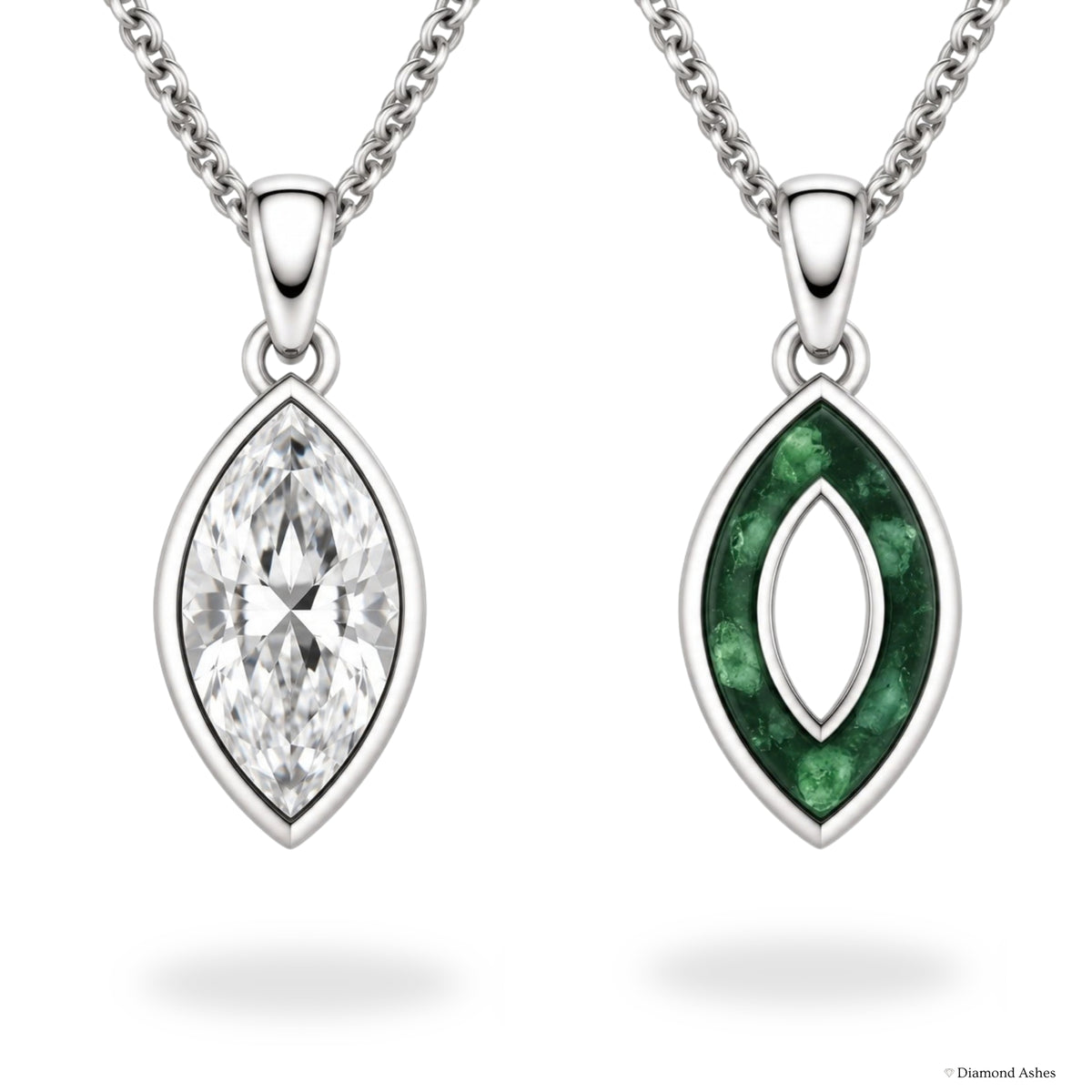 Oval Hidden Ashes Necklace