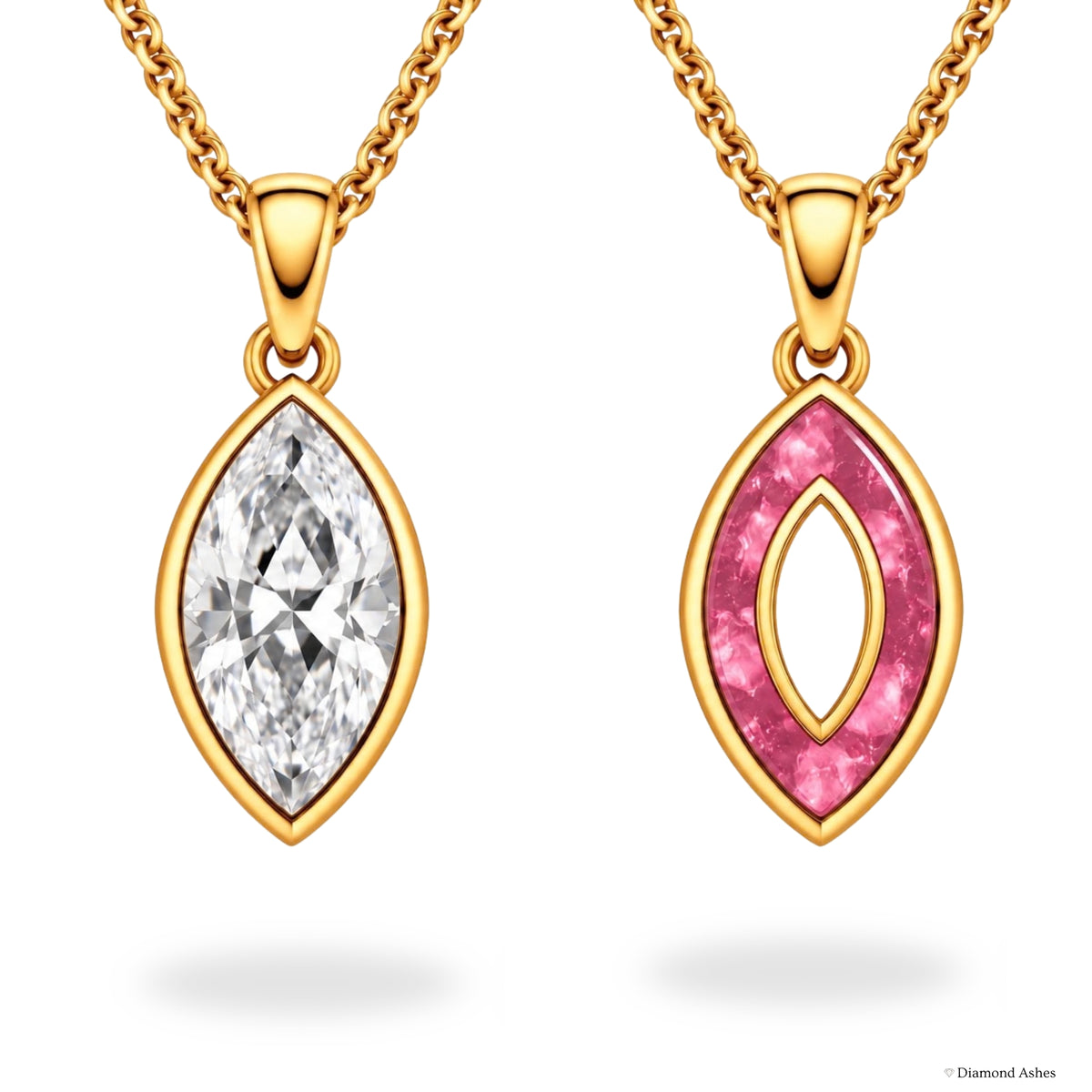 Oval Hidden Ashes Necklace