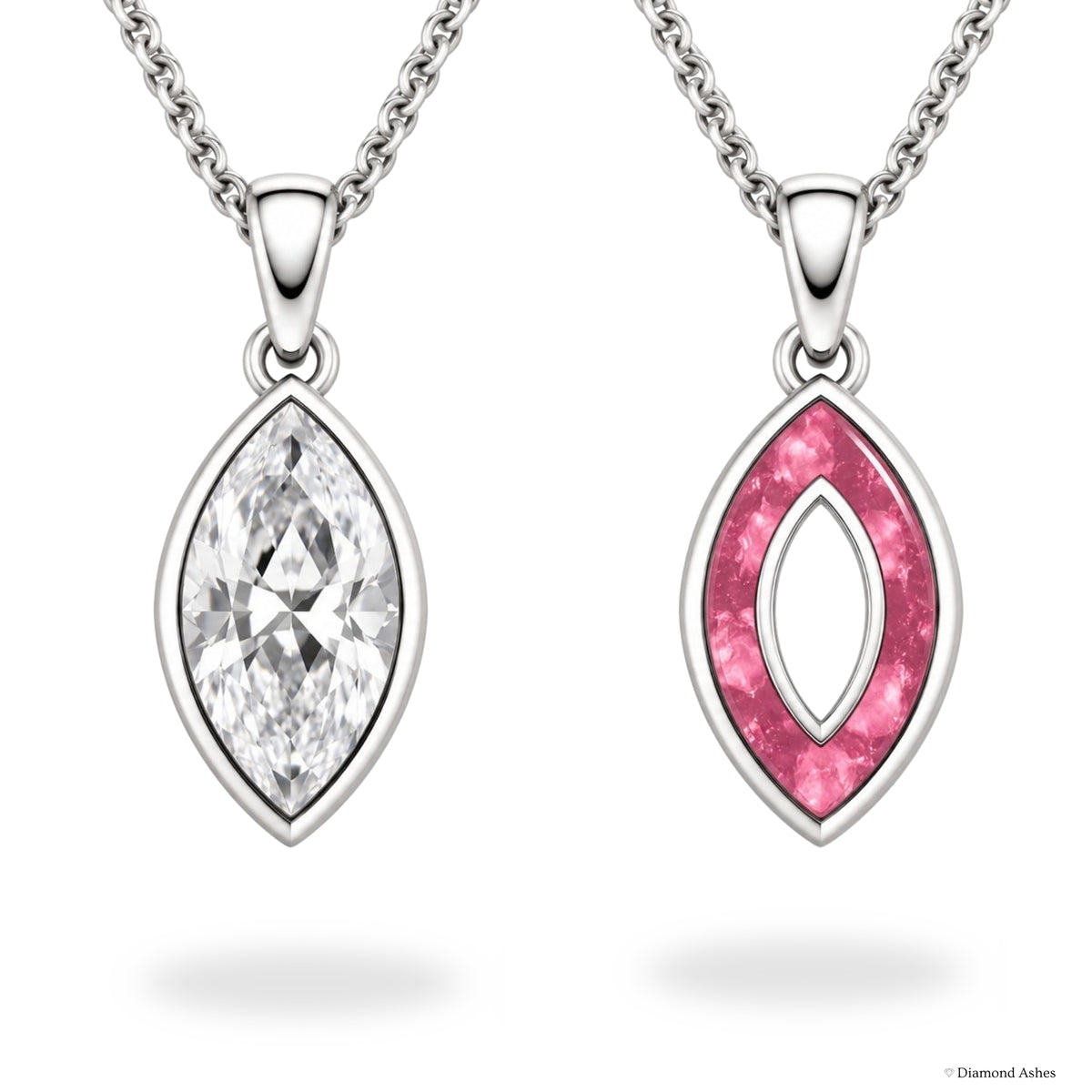 Oval Hidden Ashes Necklace