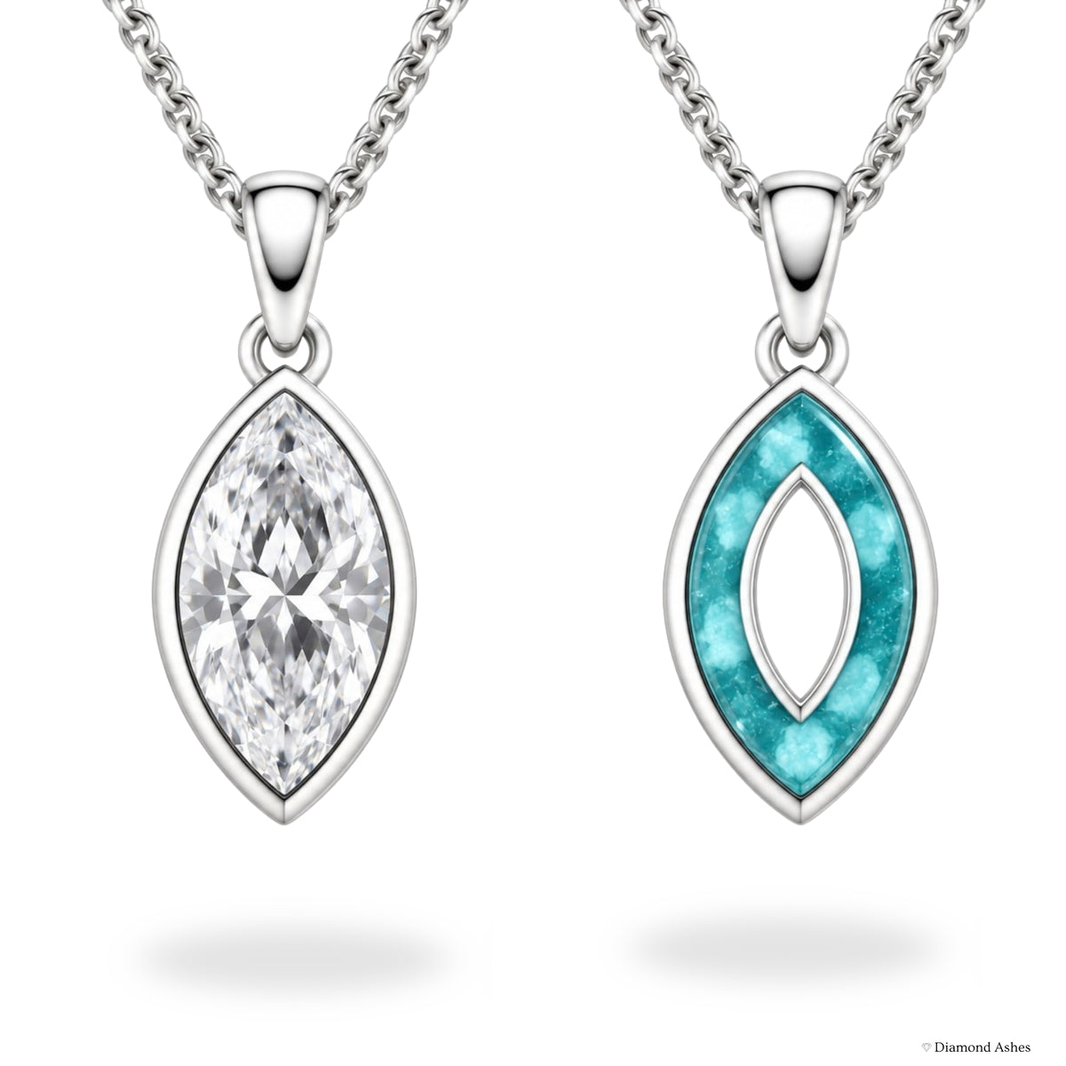 Oval Hidden Ashes Necklace
