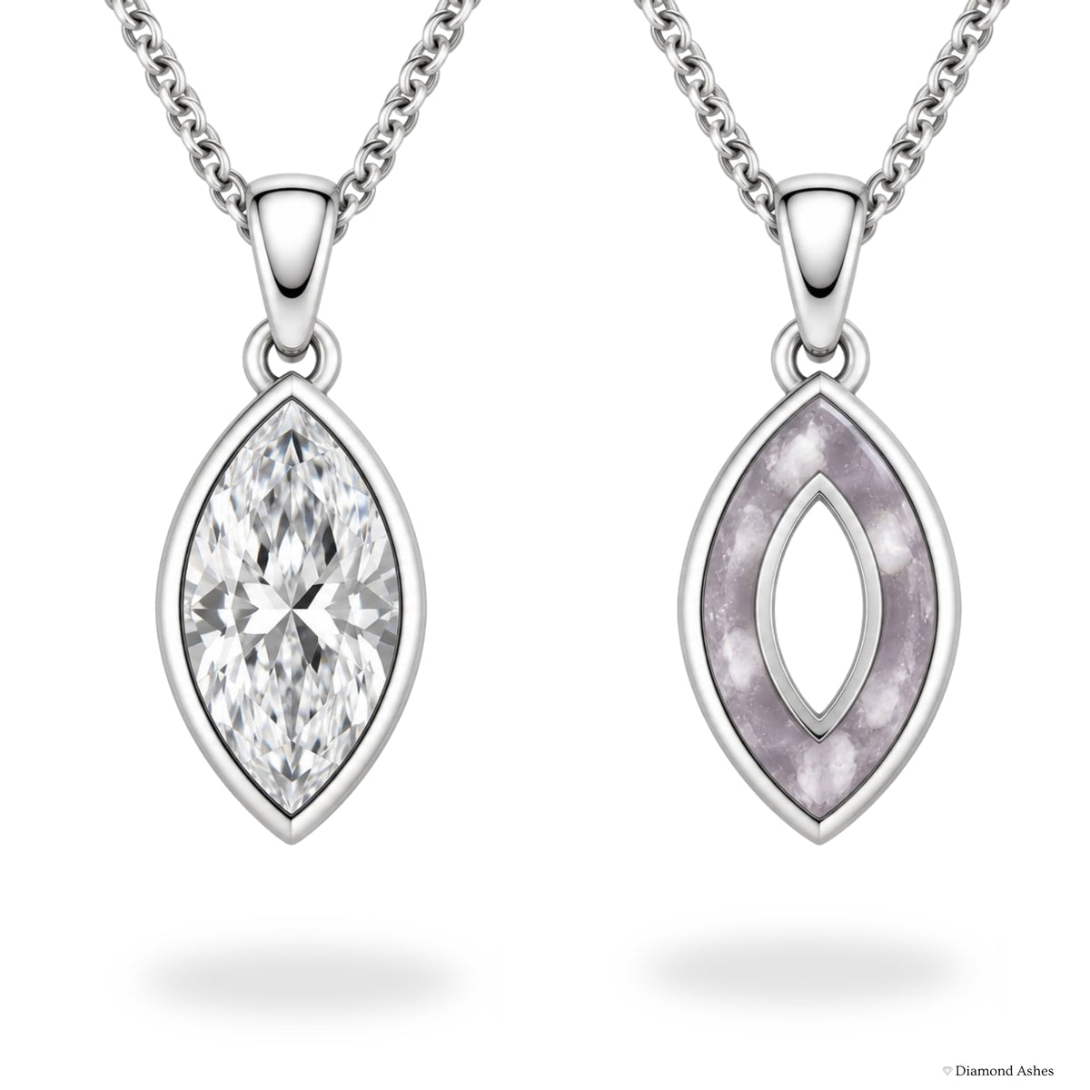 Oval Hidden Ashes Necklace