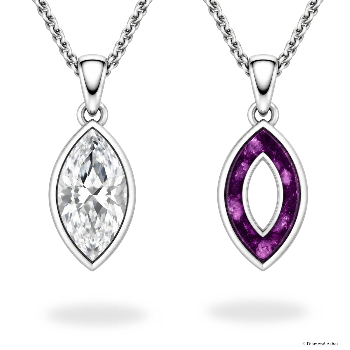 Oval Hidden Ashes Necklace
