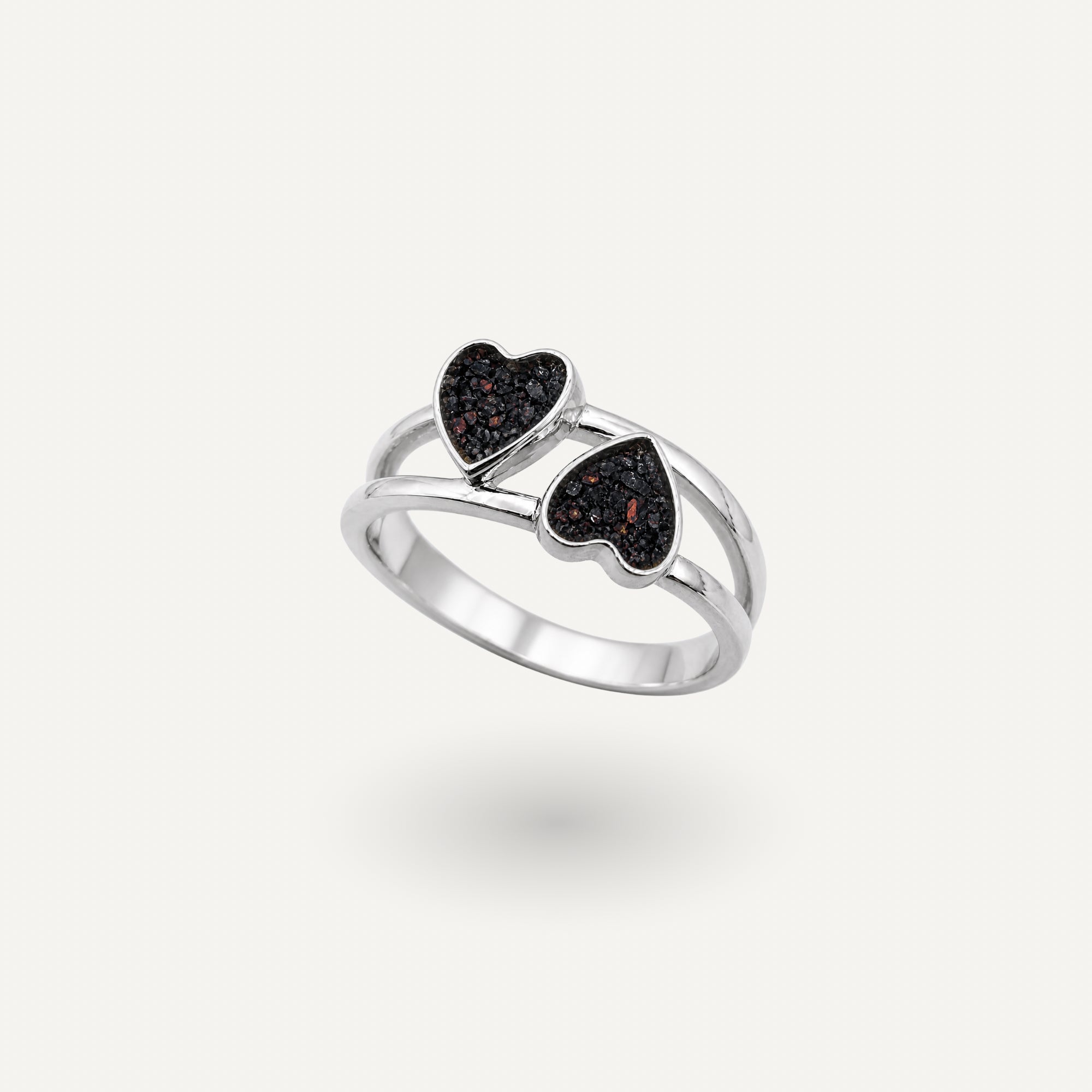Twin Heart Ring
