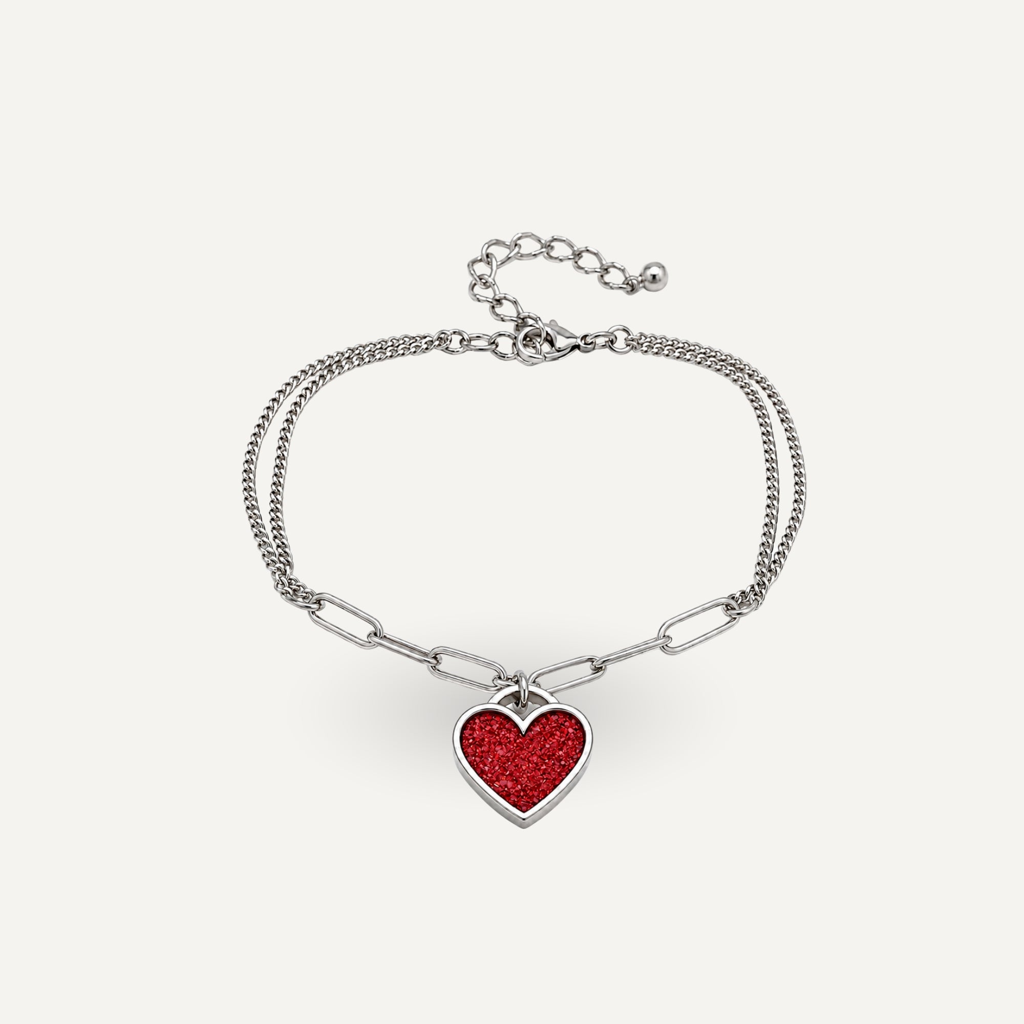 Heart Link Bracelet