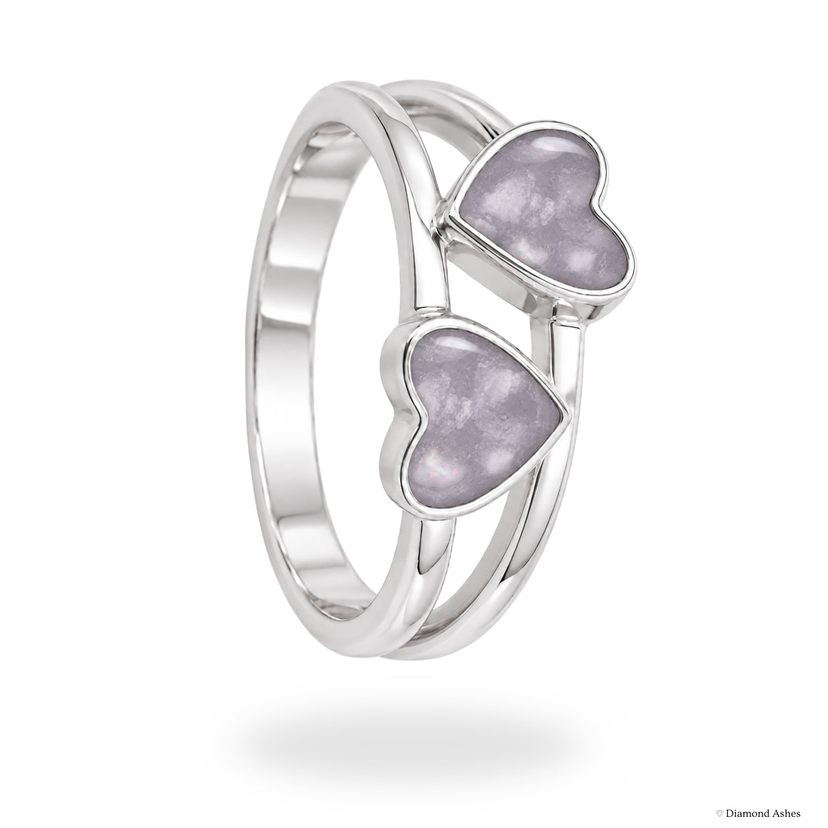 Twin Heart Ring