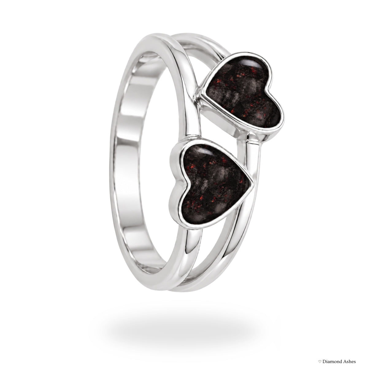 Twin Heart Ring