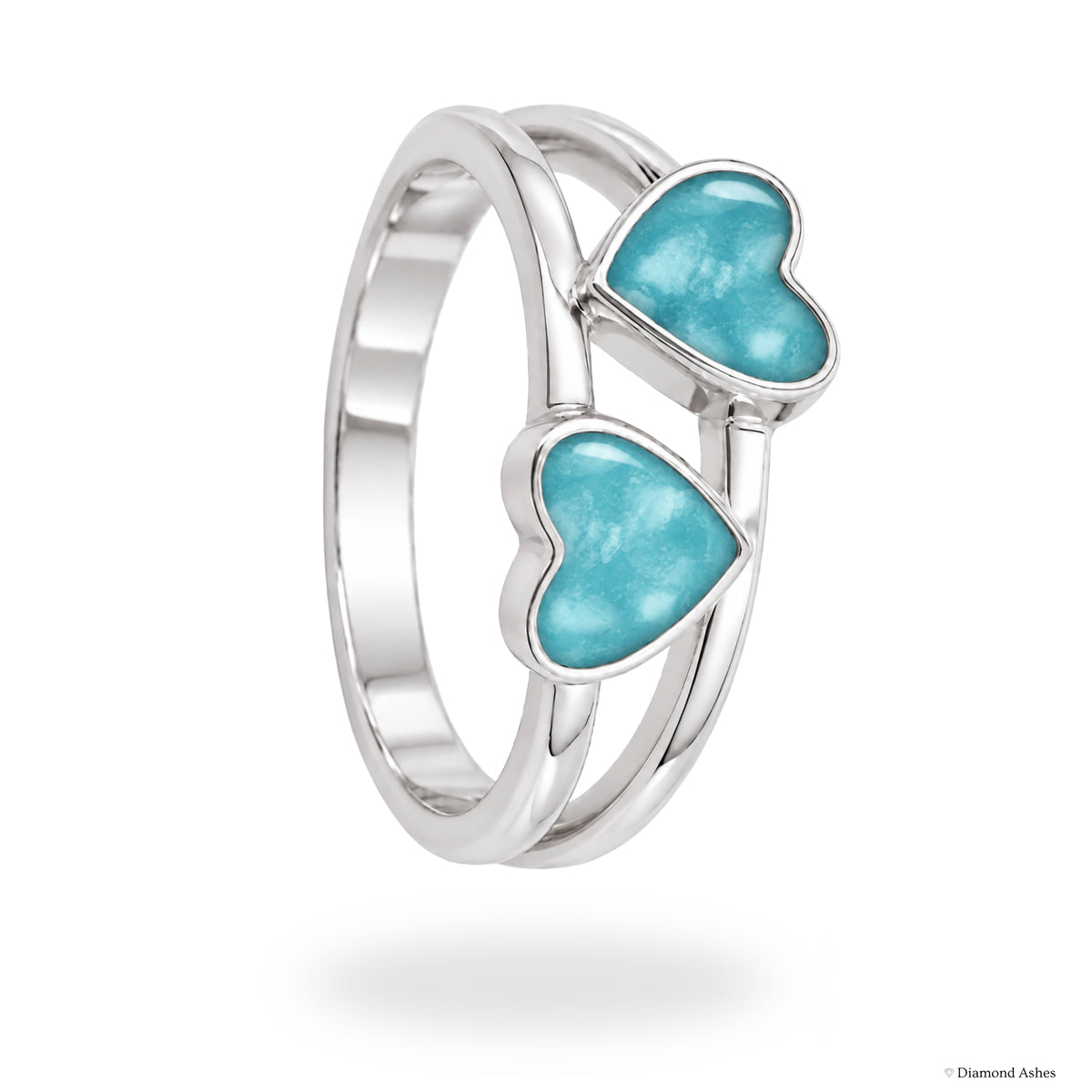 Twin Heart Ring