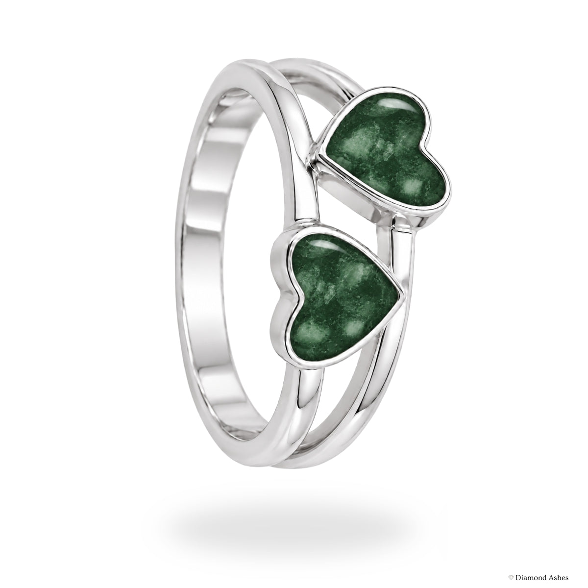 Twin Heart Ring