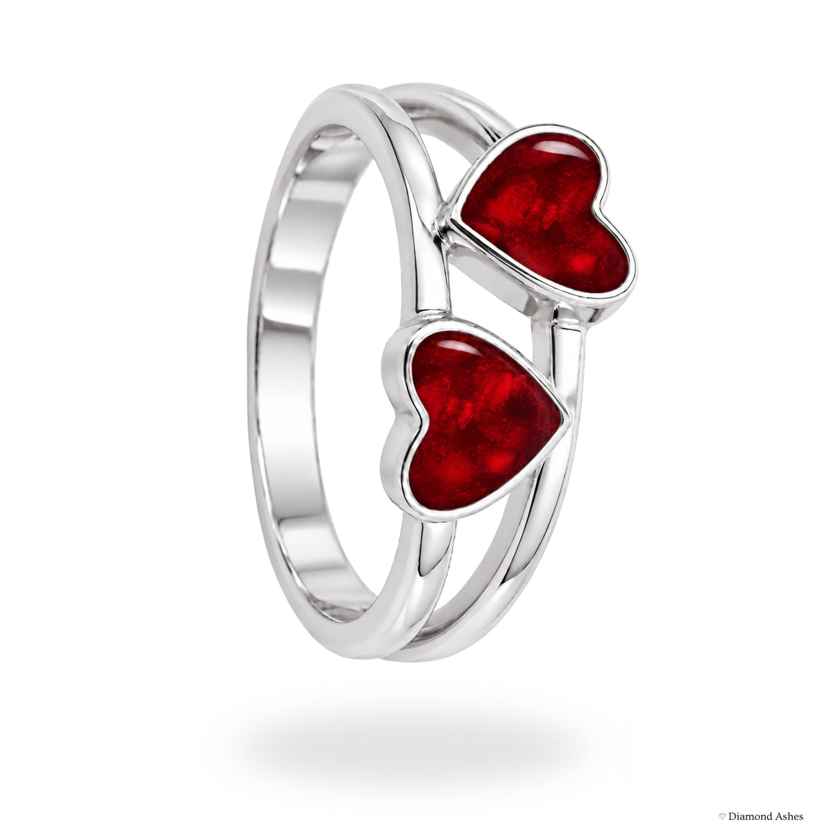 Twin Heart Ring