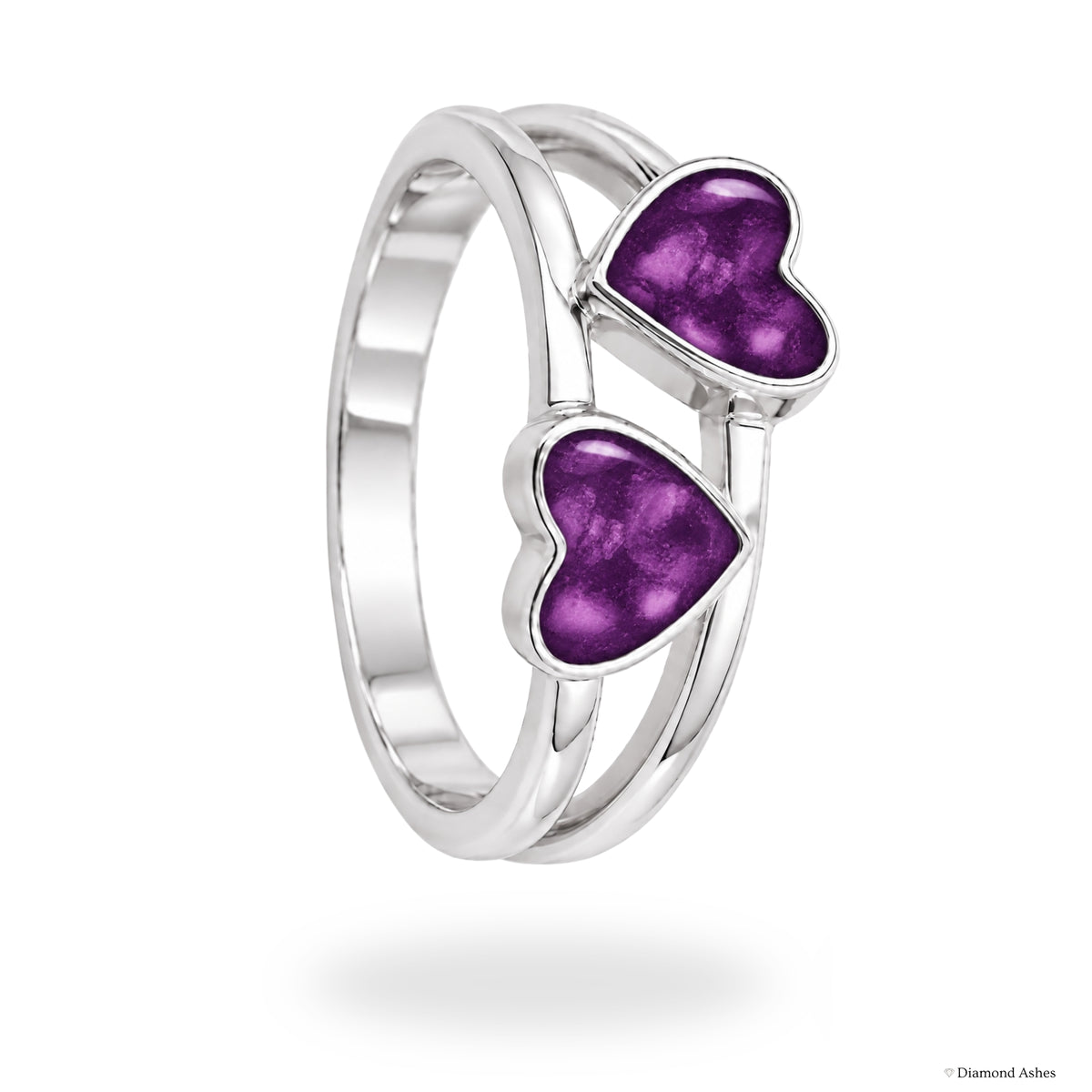 Twin Heart Ring